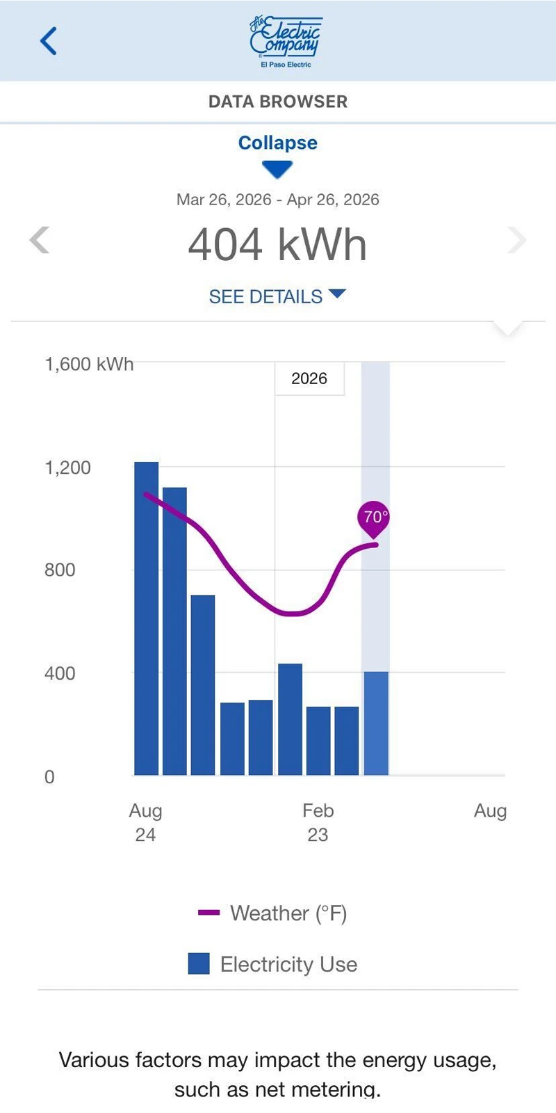 Data Browser: Track Your Energy Use